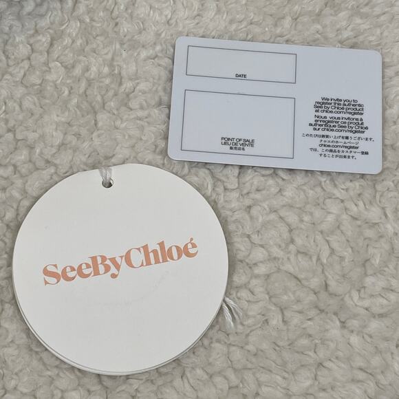 See by Chloe Mara Cross-Body Handbag Light Green Leather Suede Saddle Bag - Picture 15 of 16